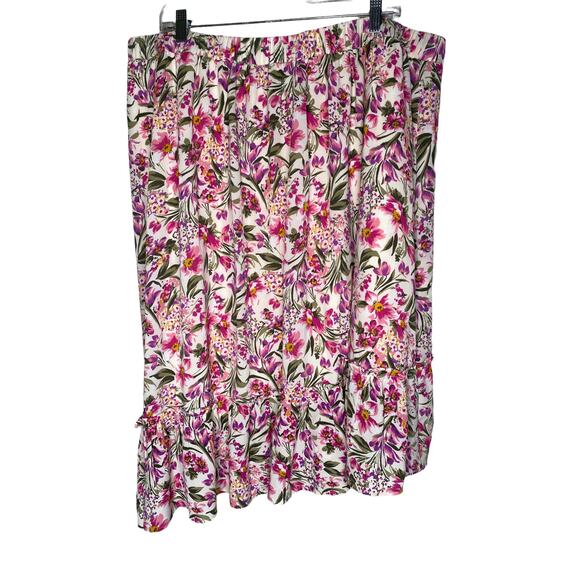 Lane Bryant Floral Skirt 22/24 - Picture 1 of 10